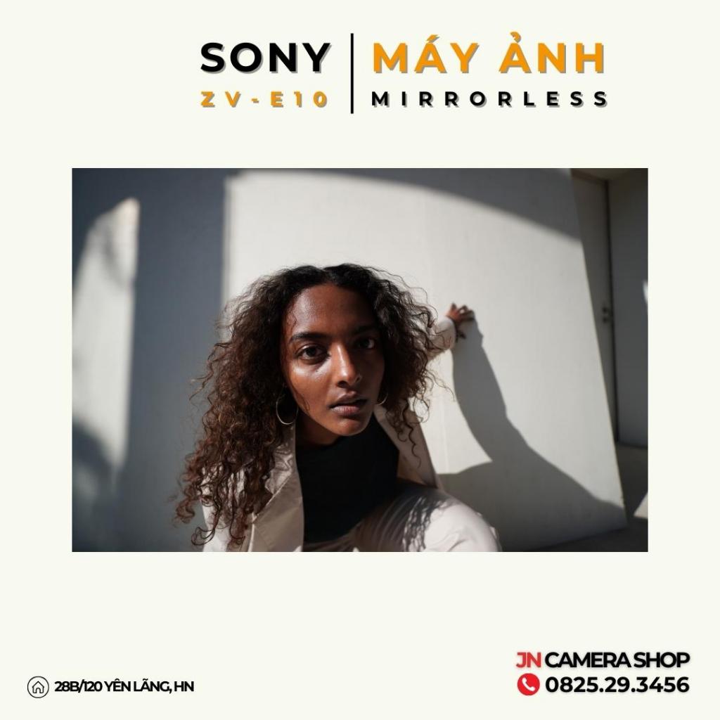 Máy ảnh Mirrorless SONY ZV-E10 Likenew Fullbox 99% - Chuyên quay Vlog 4K