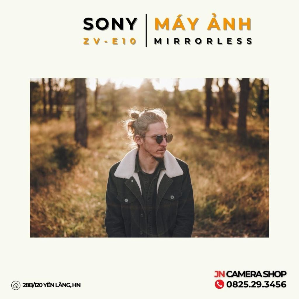 Máy ảnh Mirrorless SONY ZV-E10 Likenew Fullbox 99% - Chuyên quay Vlog 4K