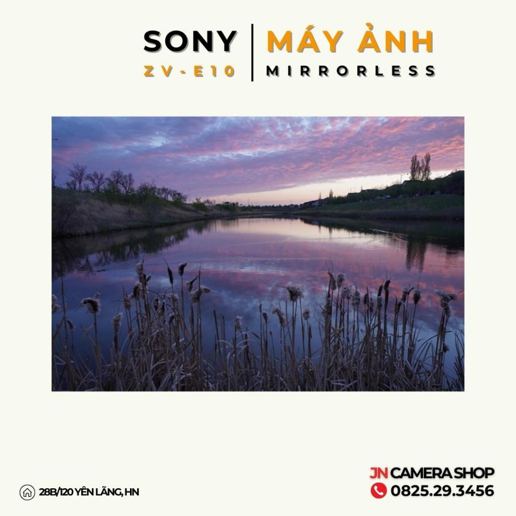 Máy ảnh Mirrorless SONY ZV-E10 Likenew Fullbox 99% - Chuyên quay Vlog 4K