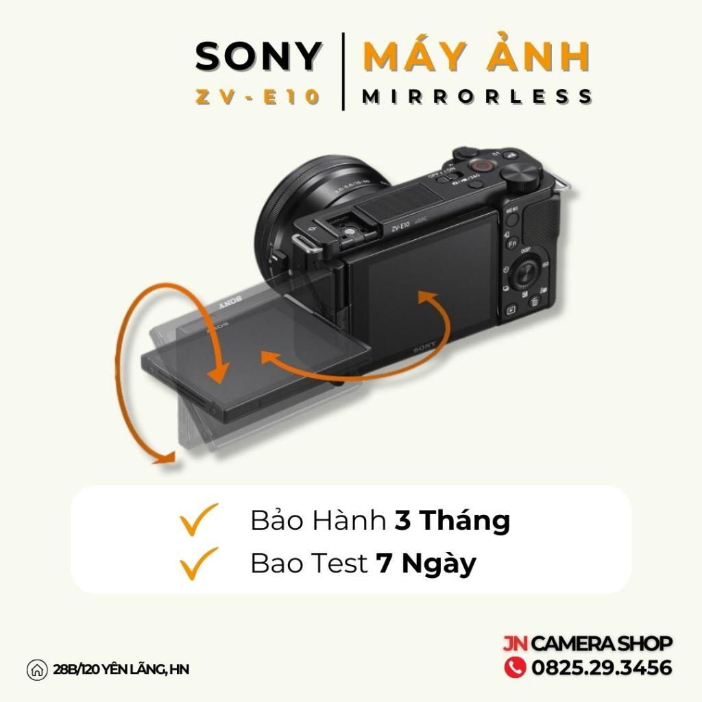 Máy ảnh Mirrorless SONY ZV-E10 Likenew Fullbox 99% - Chuyên quay Vlog 4K