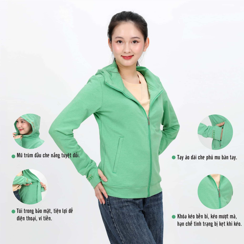 Áo khoác chống nắng cao cấp vảy cá tc 431p 4004 PALTAL