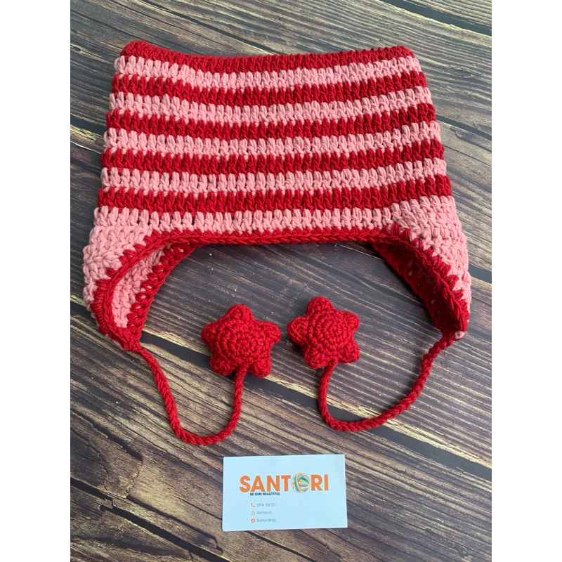 Mũ len tuần lộc cute