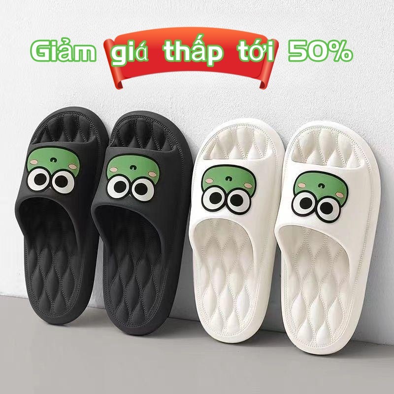 Đôi Dép Ếch Dễ Thương, Chống Trơn Trượt Và Chống Mùi Hôi Chân Hiệu Quả