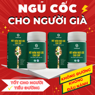 Ngũ cốc dinh dưỡng cho người già lolifood bột ngũ cốc người già cao cấp không đường không đậu nành tốt cho tiểu đường