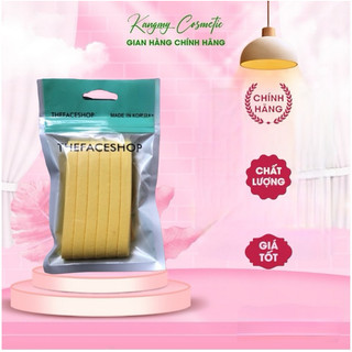 Bông bọt biển rửa mặt the face shop 6 miếng