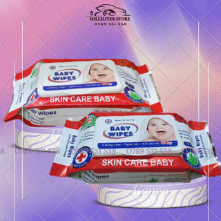 Khăn ướt Baby wipes gói 80gram