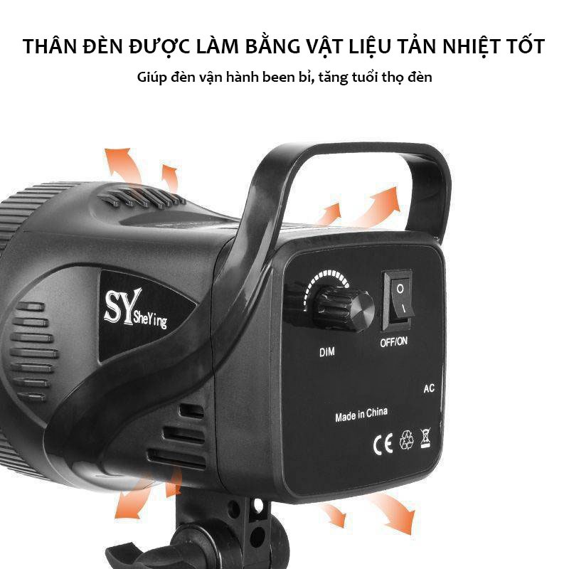 Đèn Chụp Ảnh Studio Hình Cầu SYsheying AR-LX0101 tăng sáng cho studio chụp ảnh quay video livestream