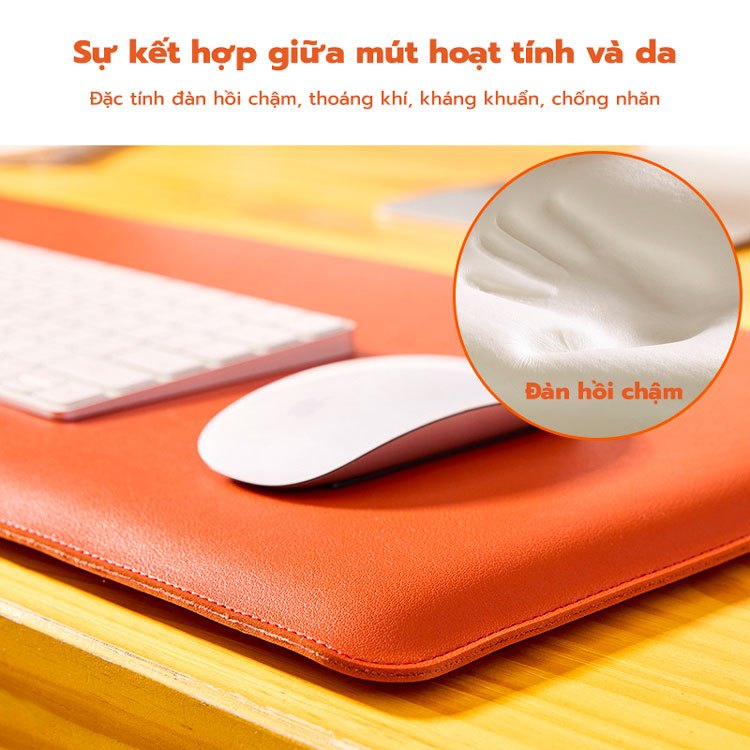 Tấm lót da bọc nệm cho bàn làm việc