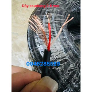 Dây tín hiệu audio 2 lõi 1 mát (đơn giá /mét) soudking