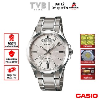Đồng hồ nam dây kim loại Casio chính hãng MTP-1381D-7AVDF (39mm)