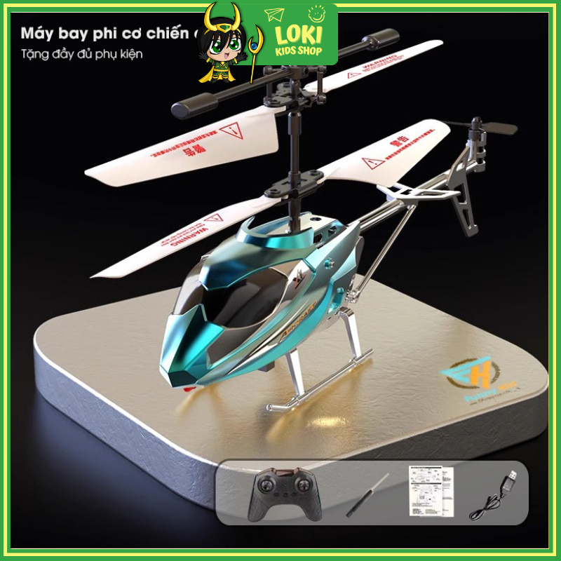Máy Bay Điều Khiển Từ Xa RC 2.5 và RC3.5 Kivabox, Kiểu Dáng Trực Thăng Chịu Mọi Va Đập Dễ Sử Dụng
