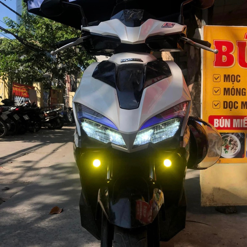 Đèn Trợ Sáng Mini Bi Cầu Mini MA Xe Máy Chính Hãng Nguồn Nhôm