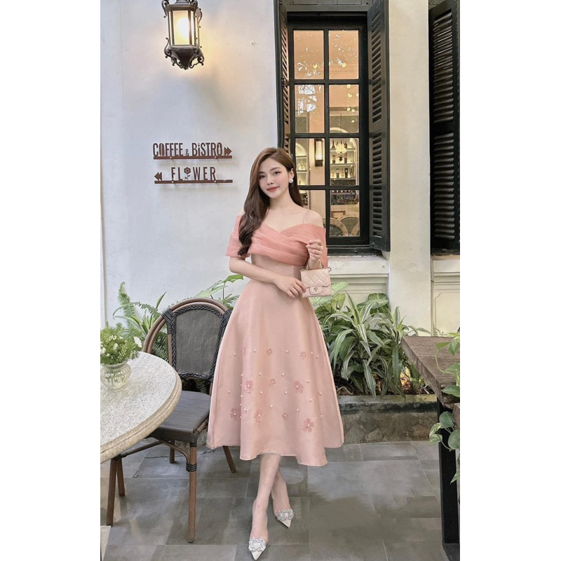 Đầm hoa chân 55-90kg QUỲNH NHƯ bigsize