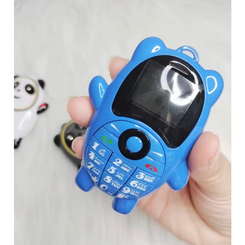 [ sale hot ] Điện thoại mini gấu k8 doreamon có dây đeo độc lạ đáng yêu 2 sim nghe gọi tốt