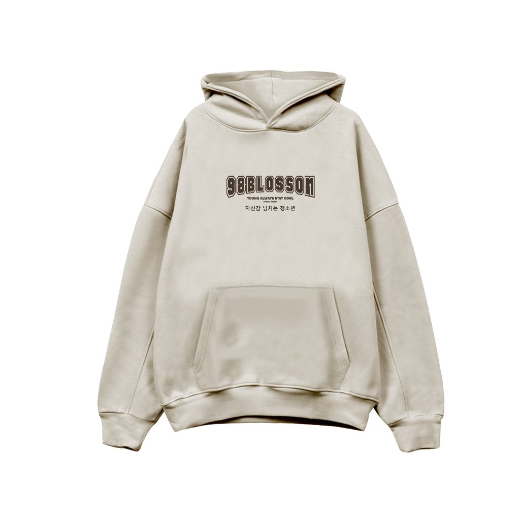 Áo Hoodie Basic Nỉ bông dày dặn Unisex Local Brand - 98Blossom