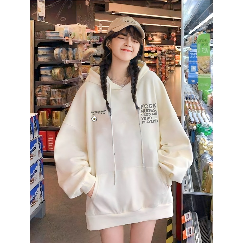 Áo Hoodie Zip Basic Nỉ bông dày dặn Unisex Local Brand - 98Blossom