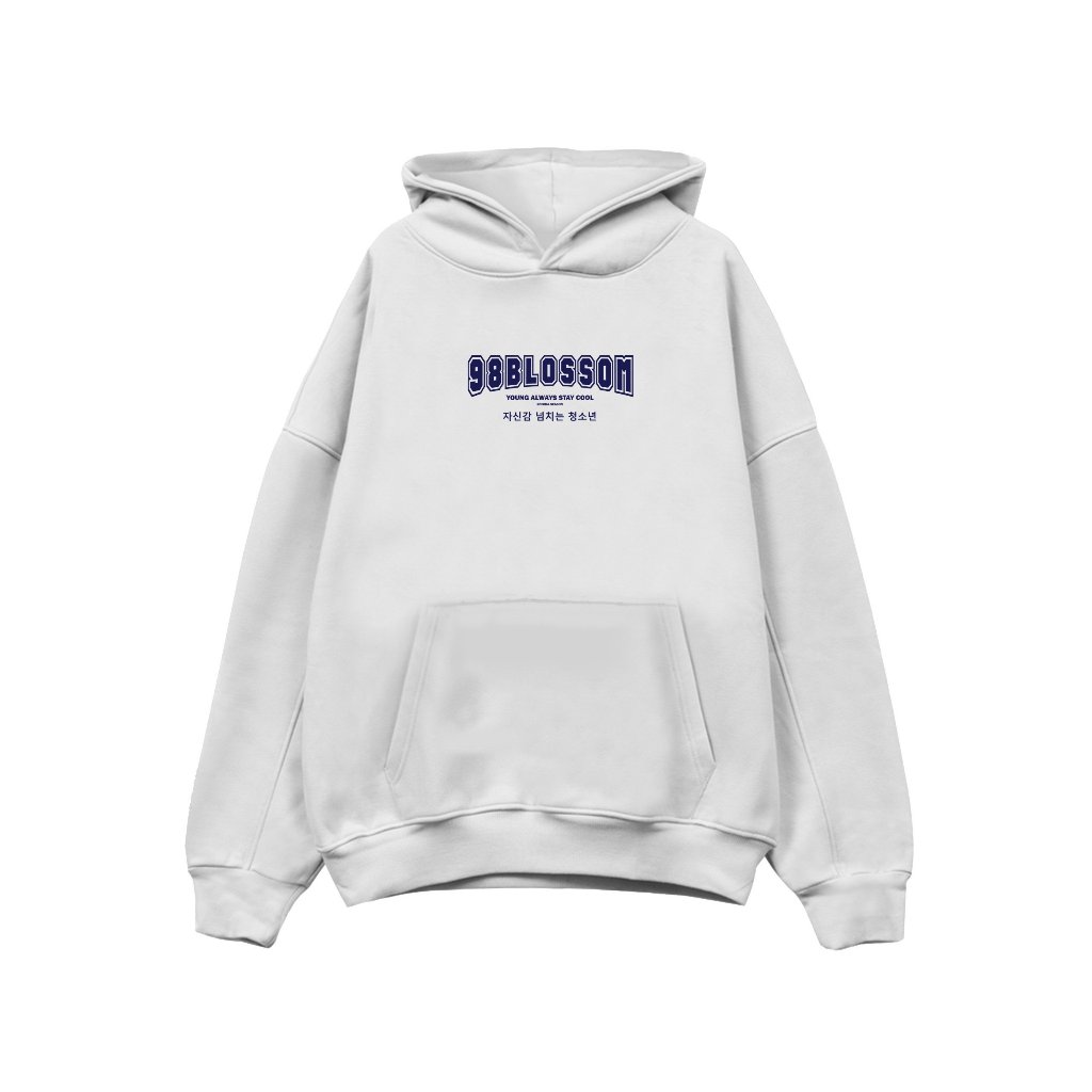 Áo Hoodie Basic Nỉ bông dày dặn Unisex Local Brand - 98Blossom