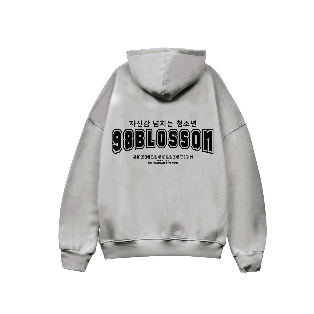 Áo Hoodie Basic Nỉ bông dày dặn Unisex Local Brand - 98Blossom