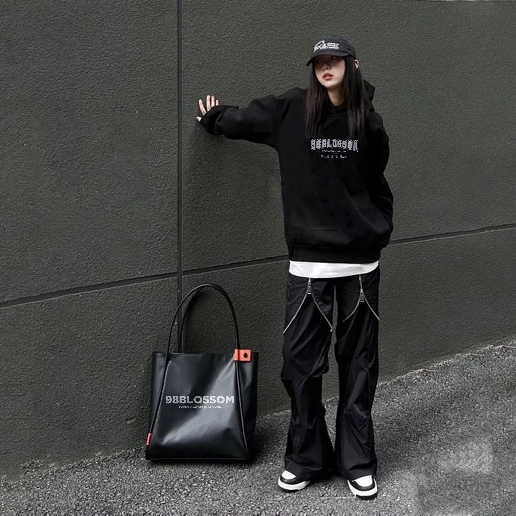 Áo Hoodie Basic Nỉ bông dày dặn Unisex Local Brand - 98Blossom