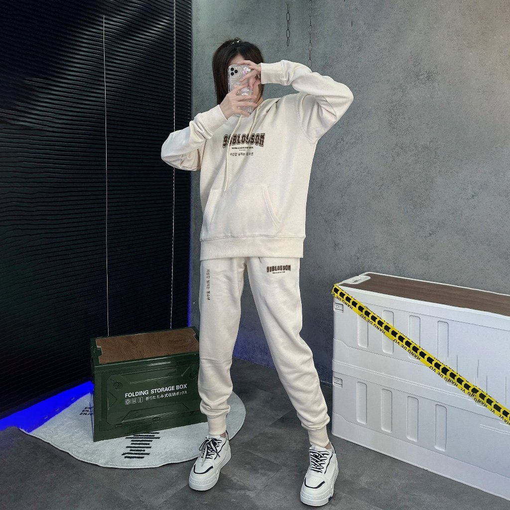 Áo Hoodie Basic Nỉ bông dày dặn Unisex Local Brand - 98Blossom