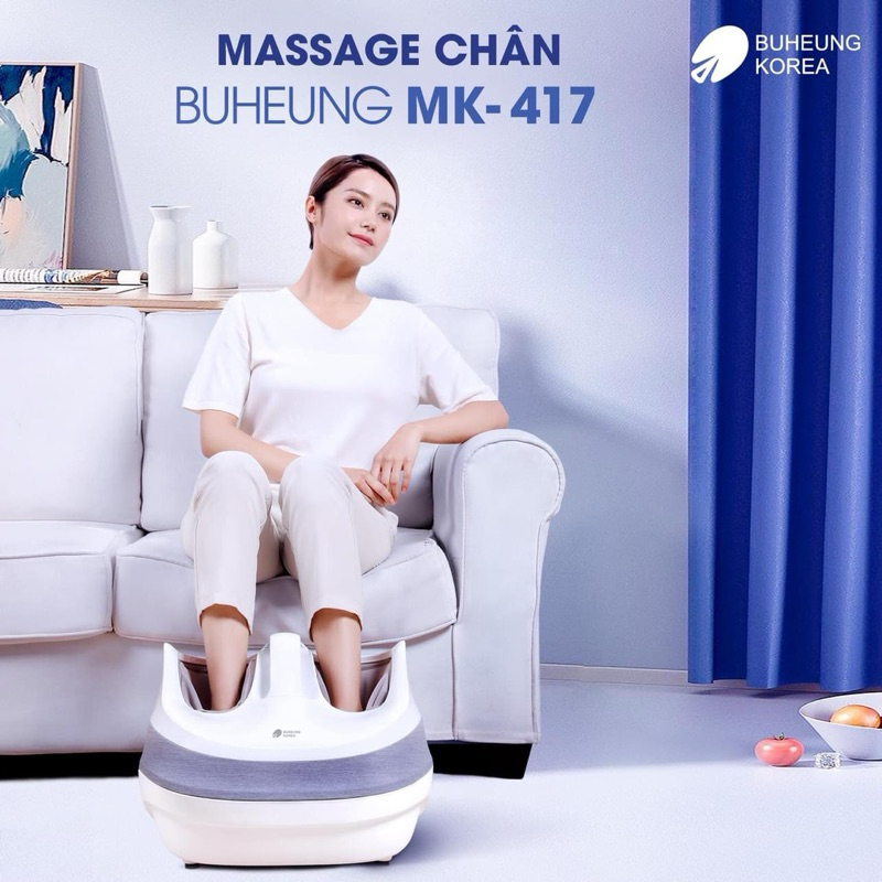 Máy massage chân hàn quốc cao cấp Buheung