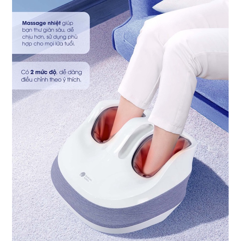 Máy massage chân hàn quốc cao cấp Buheung