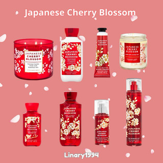 Japanese cherry blossom | sản phẩm bath & body works chính hãng mỹ | body mist gel tắm nến thơm