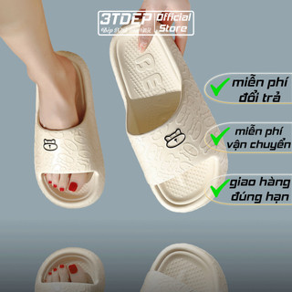 Dép nữ đi trong nhà 3TDEP, chất eva siêu nhẹ, êm chân, chuẩn size