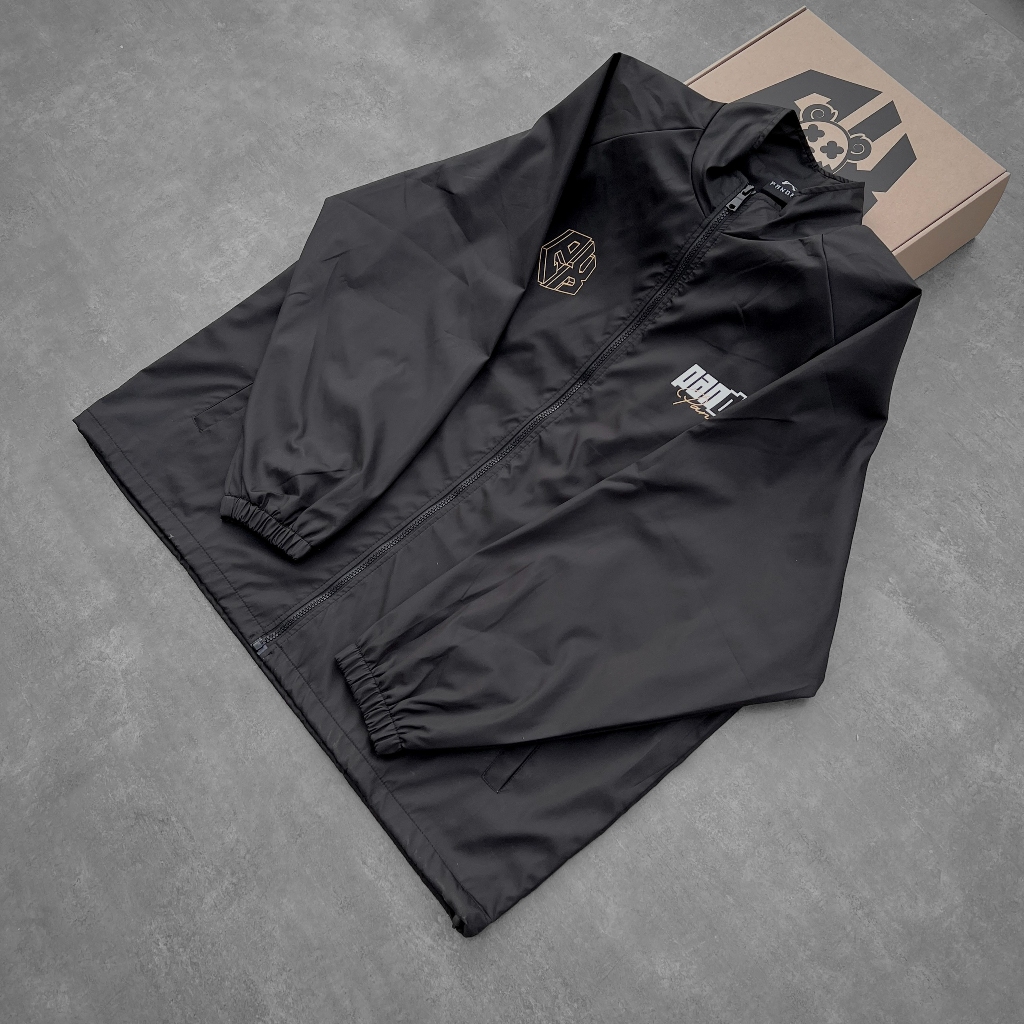 Áo khoác dù local brand nam nữ pandax big logo , áo khoác gió bigsize unisex , jacket form rộng cổ cao 2 lớp windbreaker
