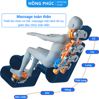 Máy massage toàn thân , ghế massage hồng ngoại trị liệu cao cấp