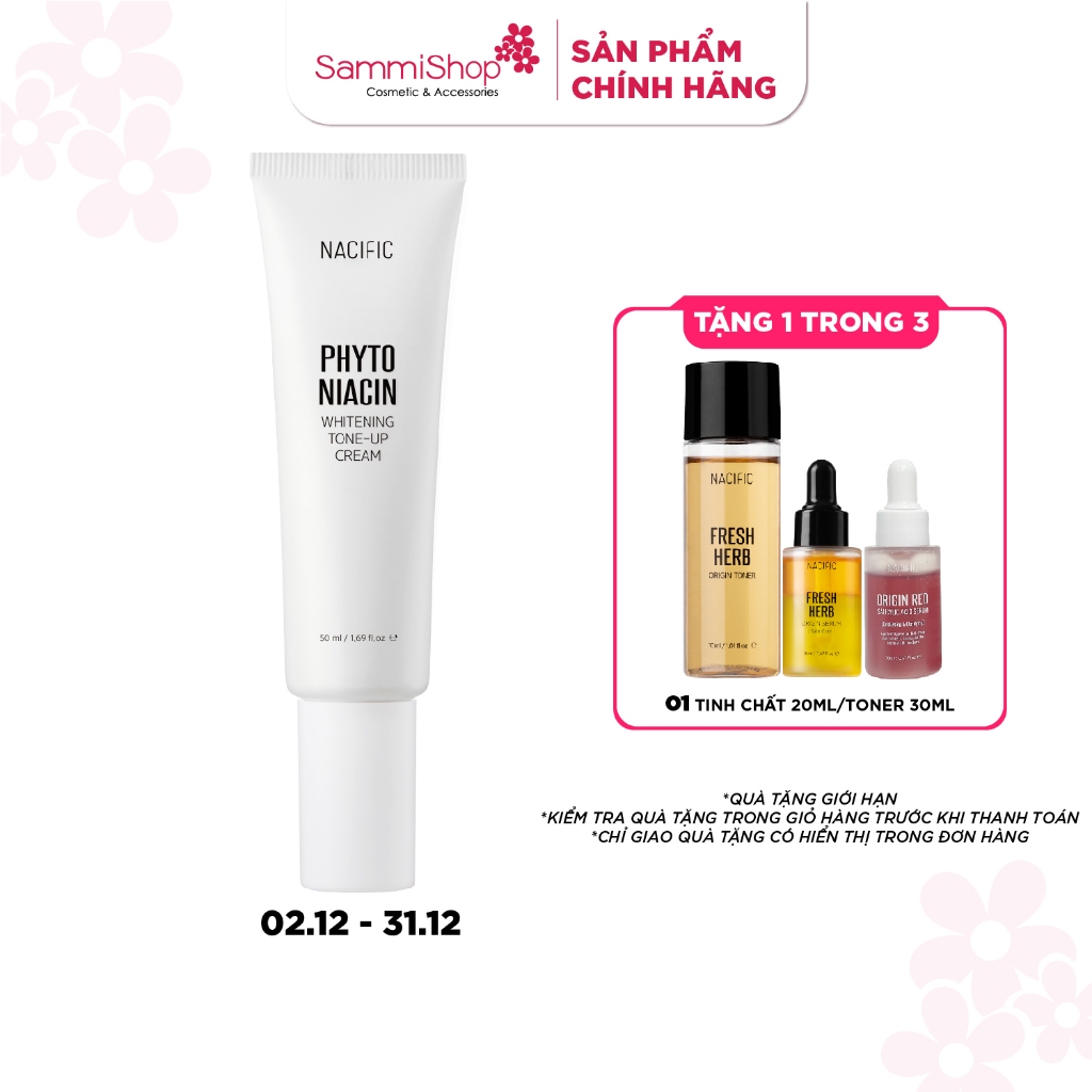 Nacific Kem dưỡng Phyto Niacin Whitening Tone-Up Cream 50ml