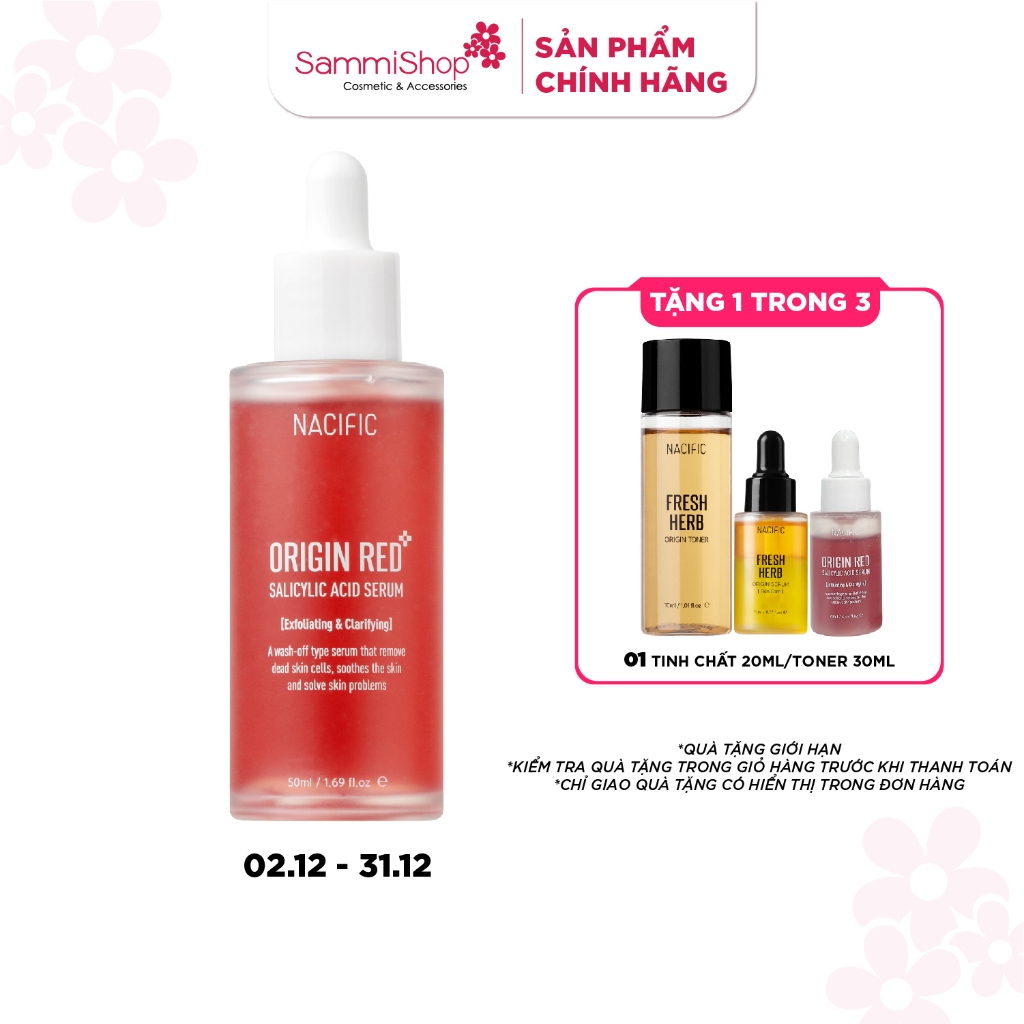 Nacific Tinh chất Origin Red Salicylic Acid Serum 50ml