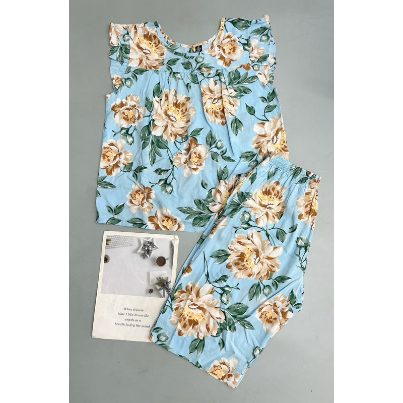 Đồ Bộ Lửng Lanh Tole Cho Nữ Và Trung Niên Mặc Nhà VNXK AB CASUAL M9