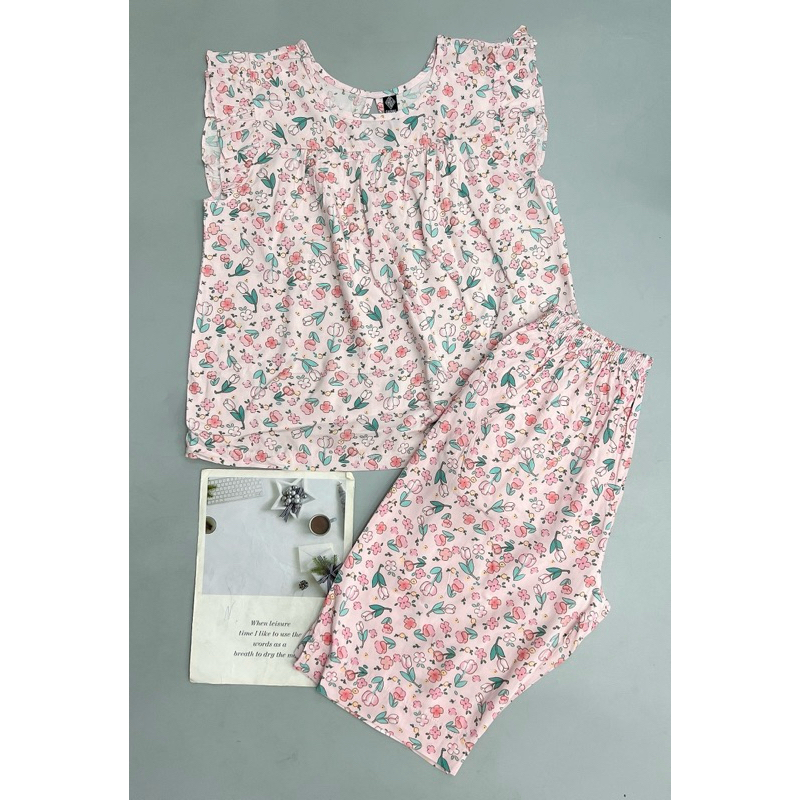 Đồ Bộ Lửng Lanh Tole Cho Nữ Và Trung Niên Mặc Nhà VNXK AB CASUAL M9