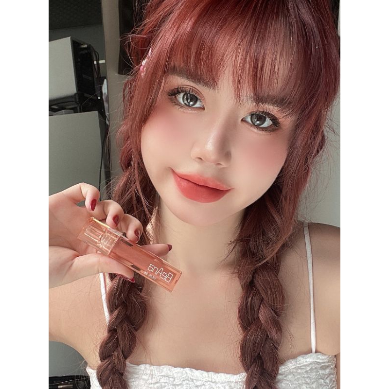Son môi lì màu nude tây, son màu nude BEANA BA02 mềm mịn lâu trôi giá rẻ