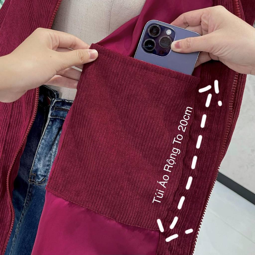 Áo Khoác Nữ Chống Nắng Nhung Tăm Formal TL014 Có 2 Lớp Thoáng Mát | Có Túi Trong Tiện Lợi Nón Rộng| Đầm Trung Niên MIUCO