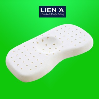 Gối cao su trẻ sơ sinh Liên Á Contour 17x35x3cm