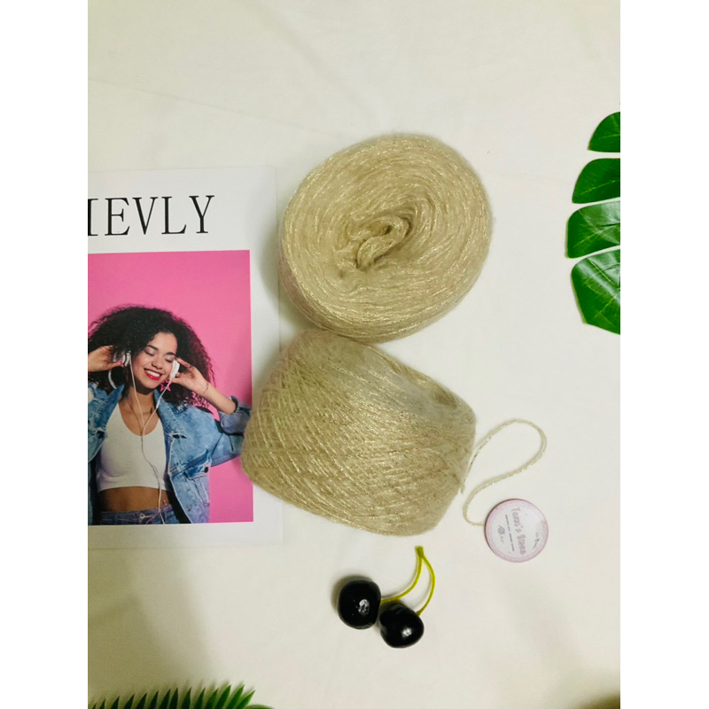 Len Mohair - Cỡ sợi ~ 1.5mm - Len sợi Thu Đông