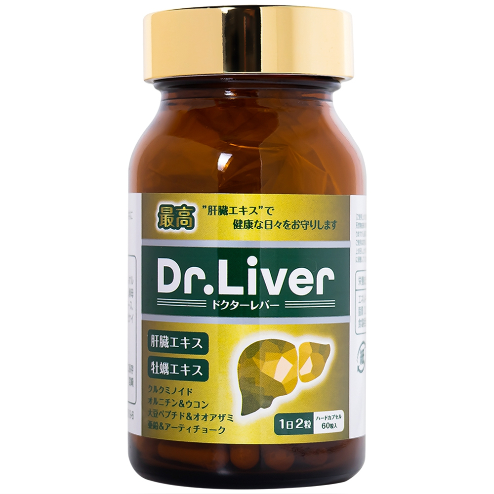 Viên Uống Dr. Liver Jpanwell Hỗ Trợ Bảo Vệ Chức Năng Gan 60 Viên Nhật Bản.