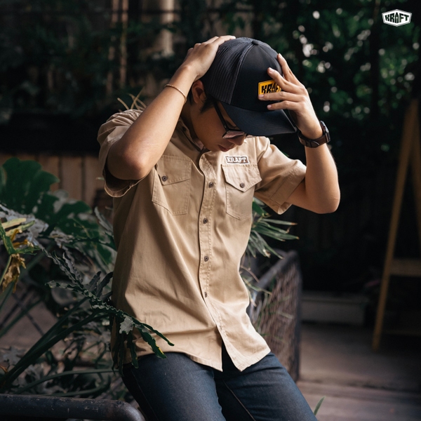 KRAFT WORK SHIRT - Áo sơ mi Kraft - Áo sơ mi Kaki Workwear