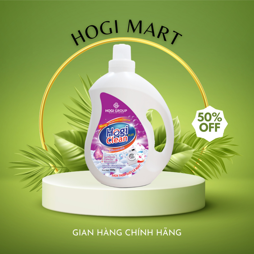 Nước giặt sinh học Hogi Clean - Hương Blue moon river