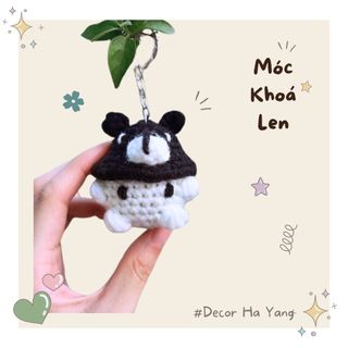 Móc khoá len/Móc khoá handmade/Móc khoá Nấm Gấu