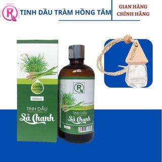 Tinh dầu sả chanh nguyên chất 100ml hồng tâm - tinh dầu đuổi muỗi , thơm phòng , xông phòng 100ml