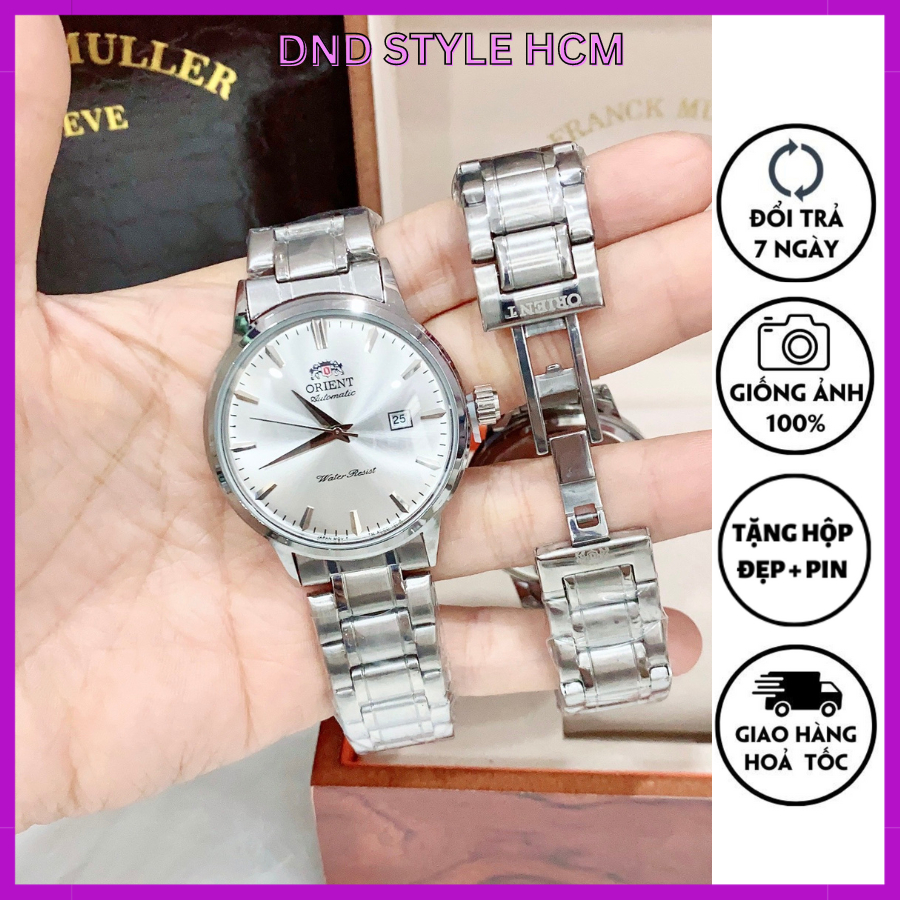 Đồng hồ nam dây thép D.O-M-G, đồng hồ nam dây thép chống nước chống gỉ cao cấp bền đẹp - DNDStyle