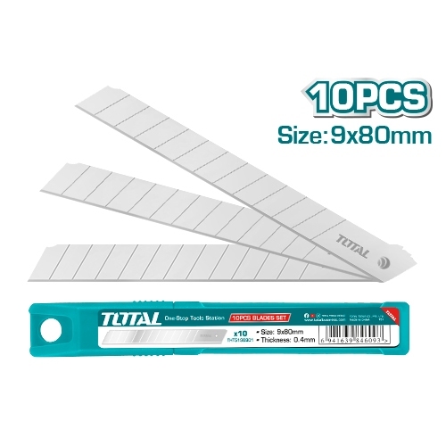 Lưỡi dao rọc giấy Total THT5190901 80x9mm hộp 10 cây hàng chính hãng