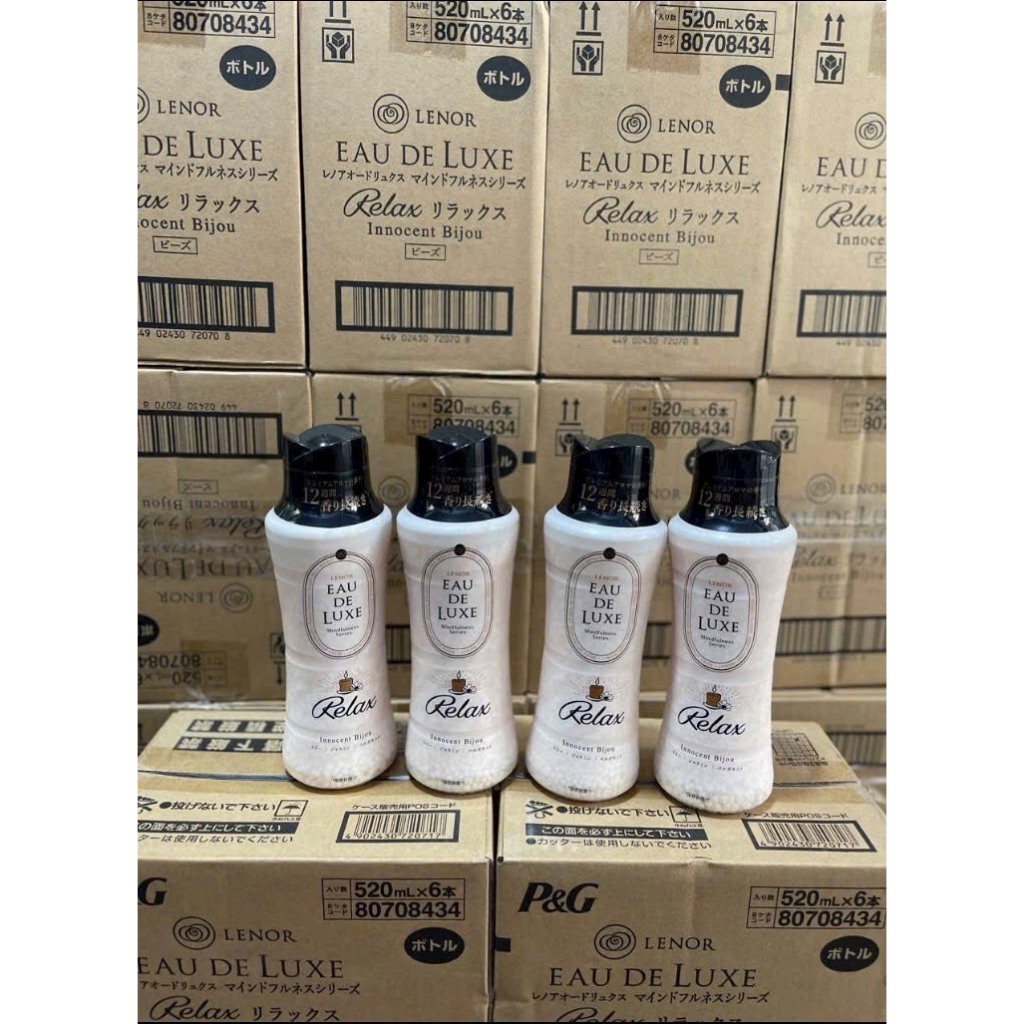Viên Xả Vải Khô Hương Nước Hoa Cao Cấp LENOR Eau De Luxe Relax Nhật
