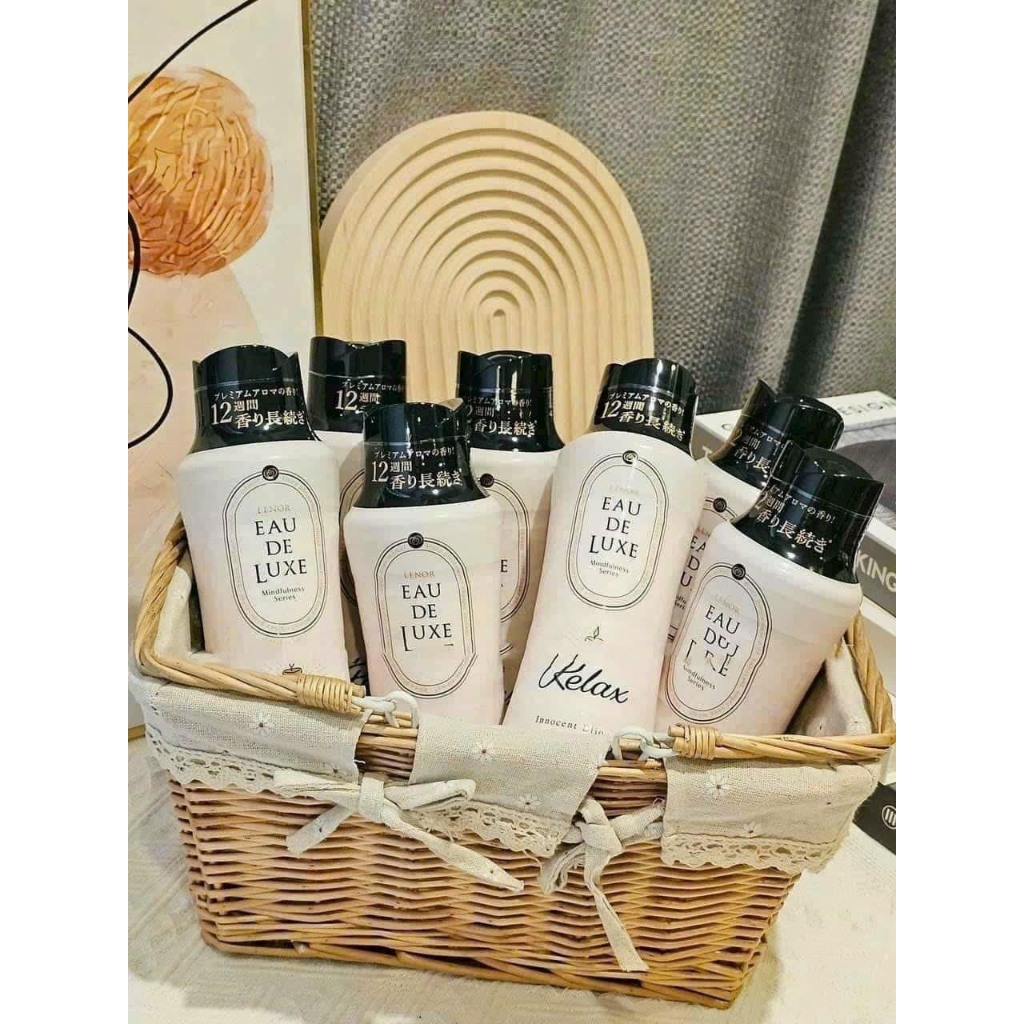 Viên Xả Vải Khô Hương Nước Hoa Cao Cấp LENOR Eau De Luxe Relax Nhật