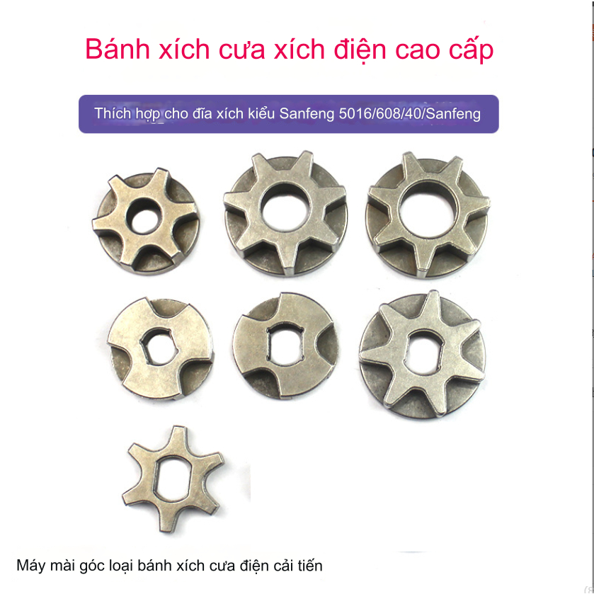 Nhông bánh răng máy cưa xích điện 5016, 6018