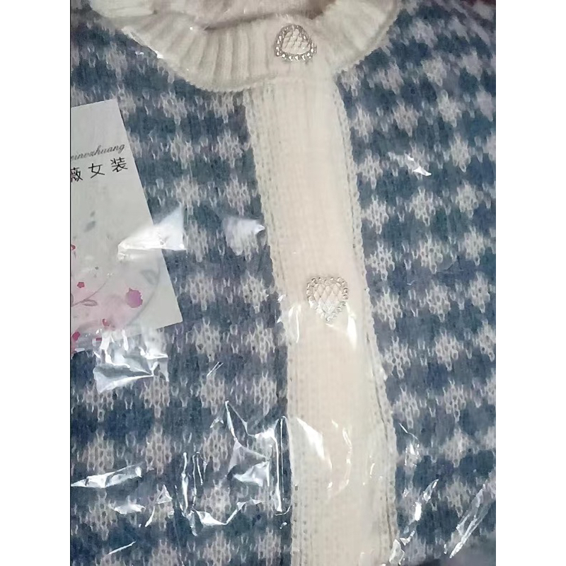 Áo cardigan len nữ thích hợp thời trang thu đông 2023 khí chất mới mỏng phong cách phương Tây hàng Quảng Chau năm 2023