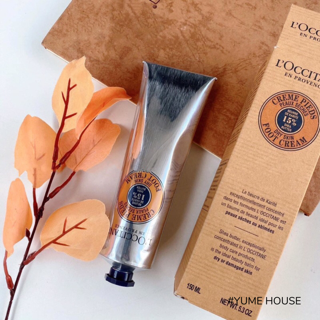 Kem dưỡng da chân  Loccitane - L'Occitane Shea Butter Foot Cream 150ml
